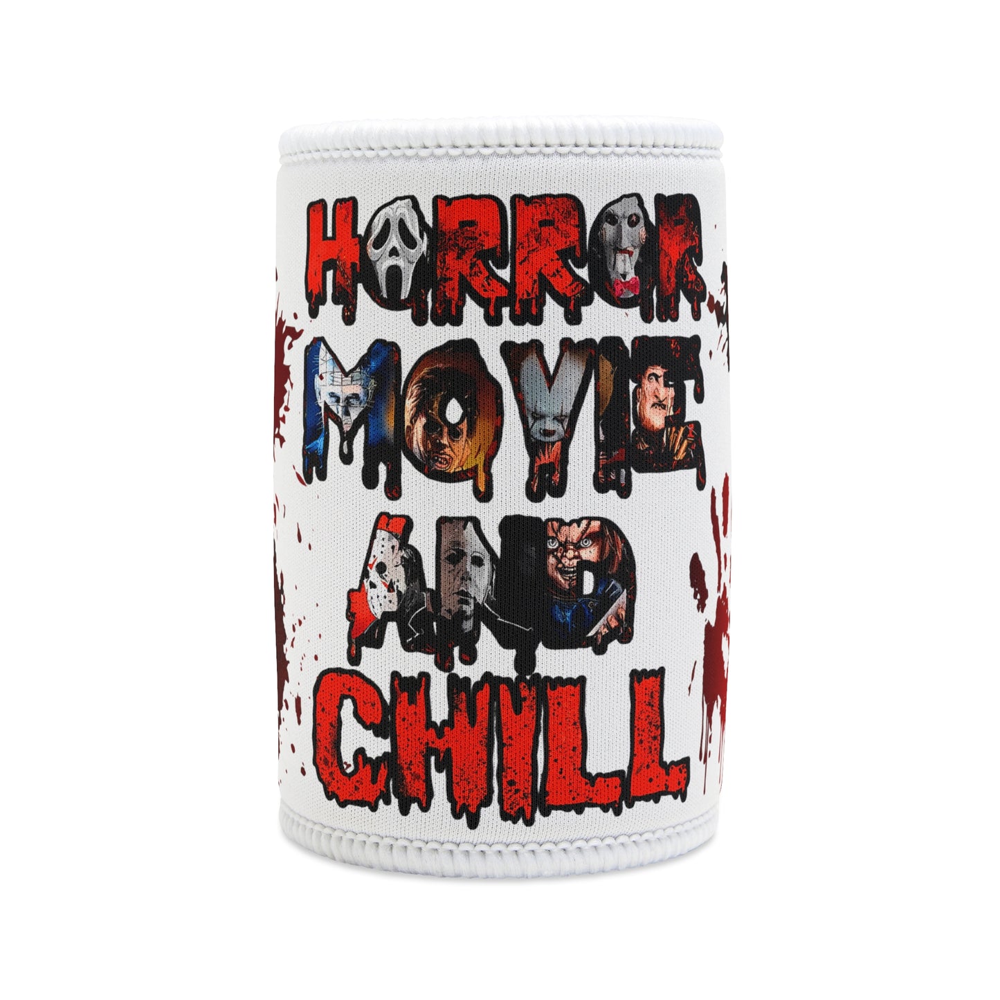 Horror Movie & Chill Stubby Cooler - Eva Jean & Co