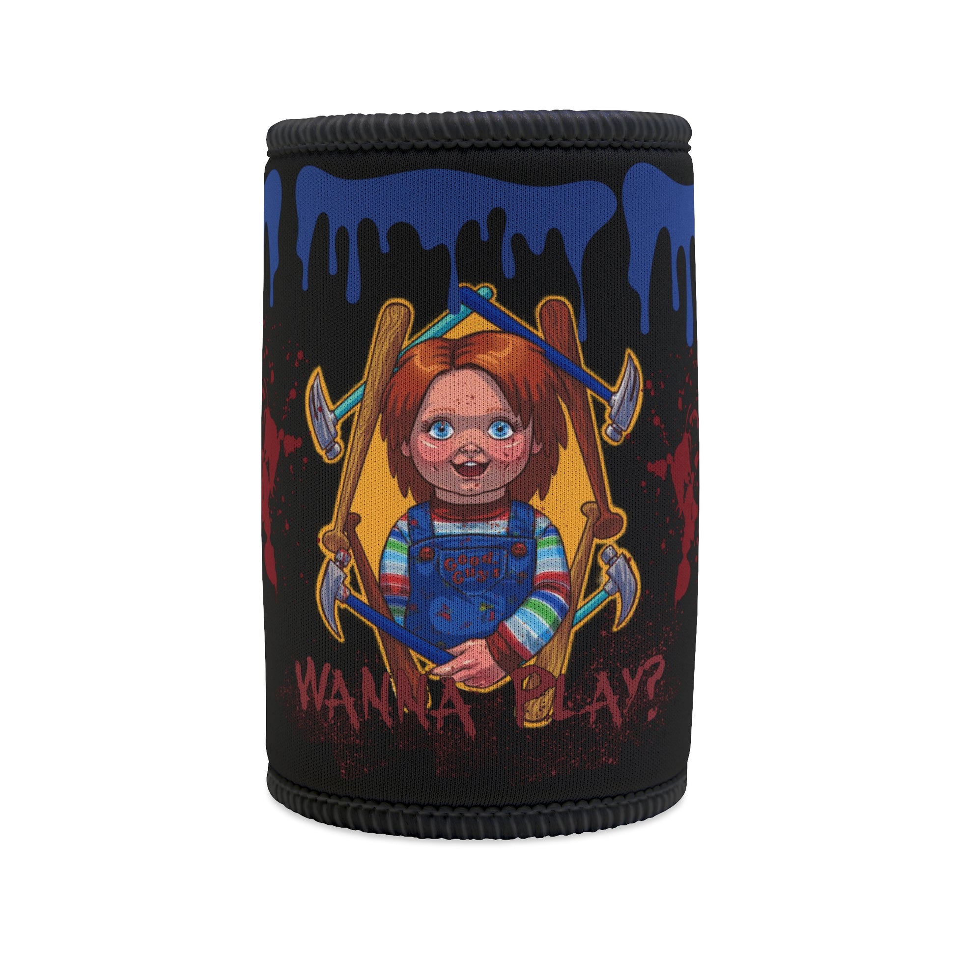 Chucky Inspired Stubby Cooler - Eva Jean & Co