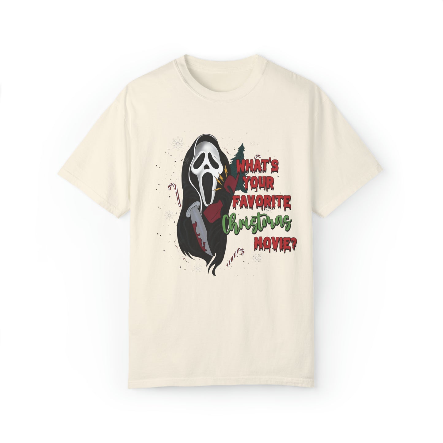 Scream For Christmas Ghostface T-Shirt - Eva Jean & Co