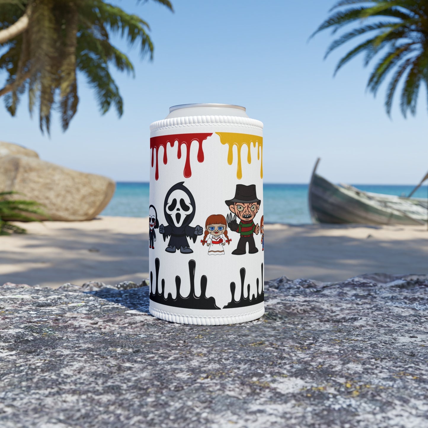 Horror Movie Icon Inspired  Stubby Cooler - Eva Jean & Co