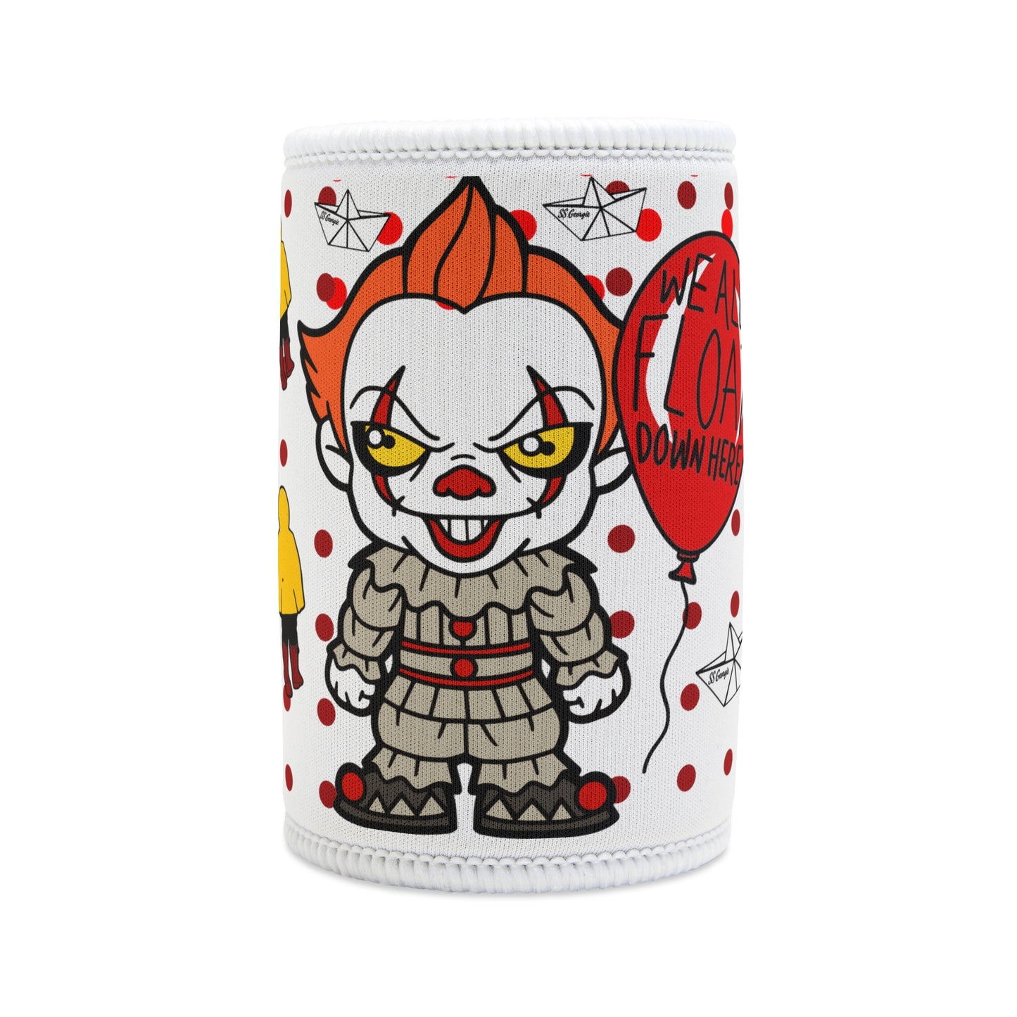 Horror Movie Inspired Clown Stubby Cooler - Eva Jean & Co