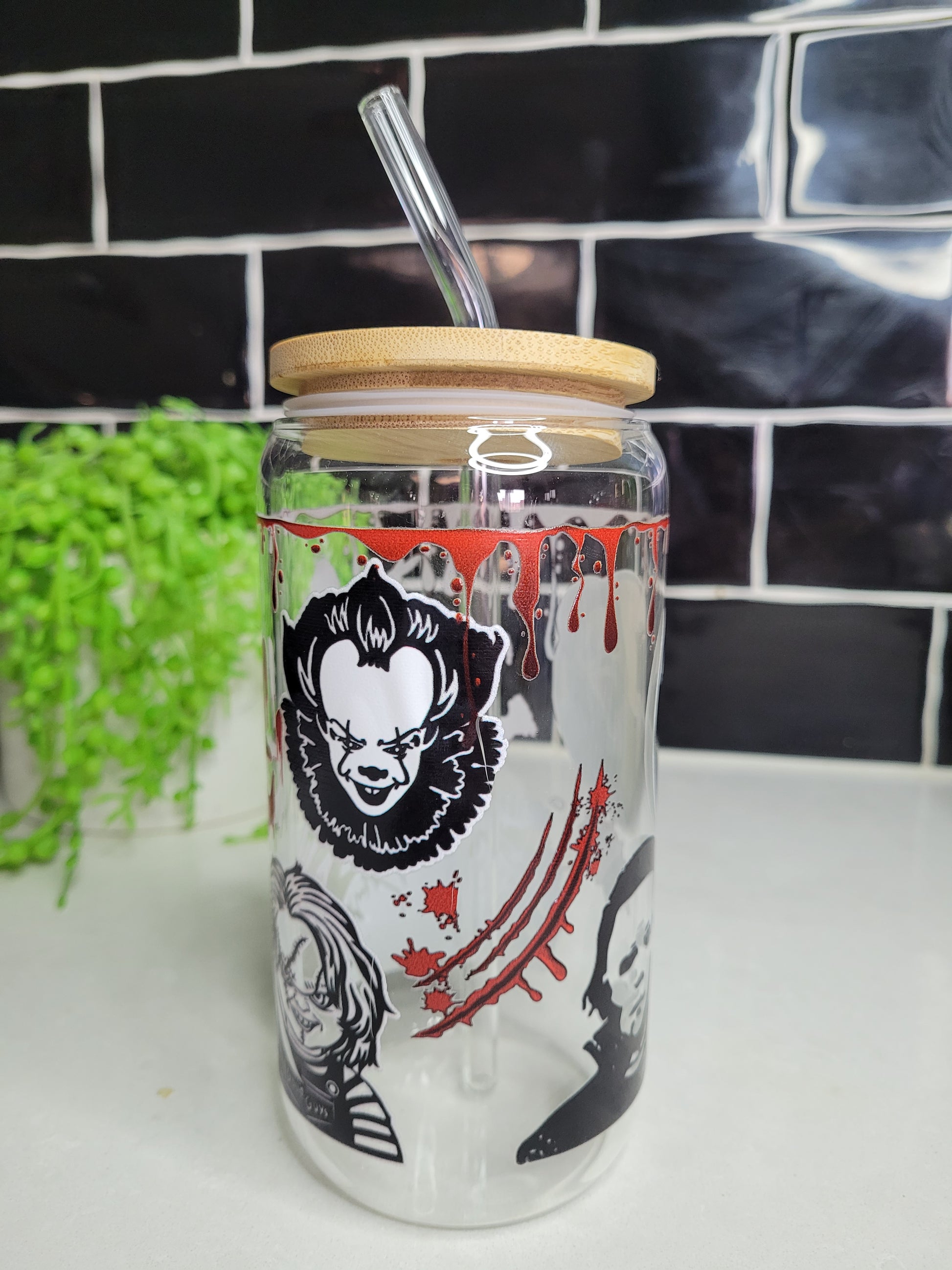 Horror Icon Can Glass - Eva Jean & Co