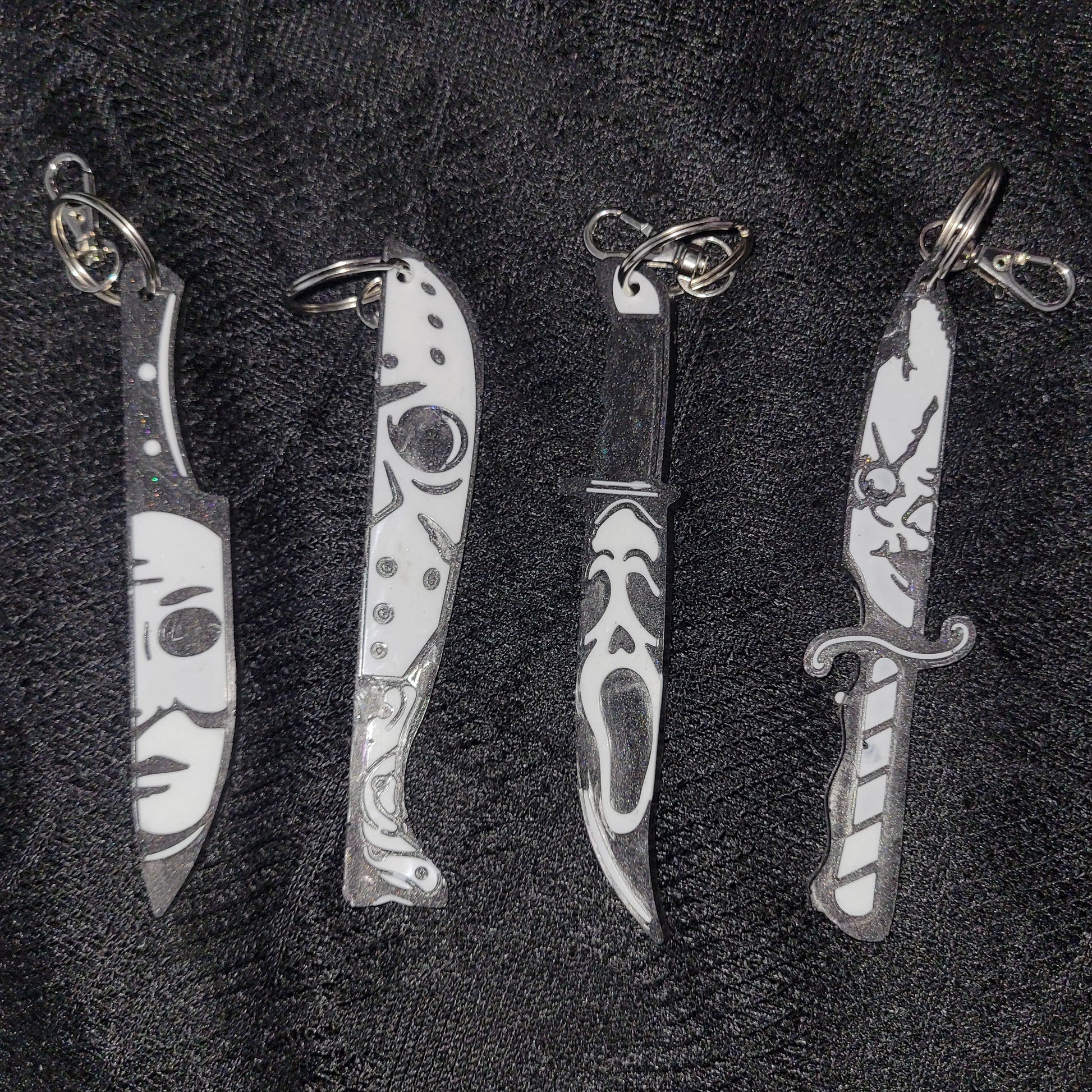 Horror Character KeyChain Resin Keyring For Horror Fans