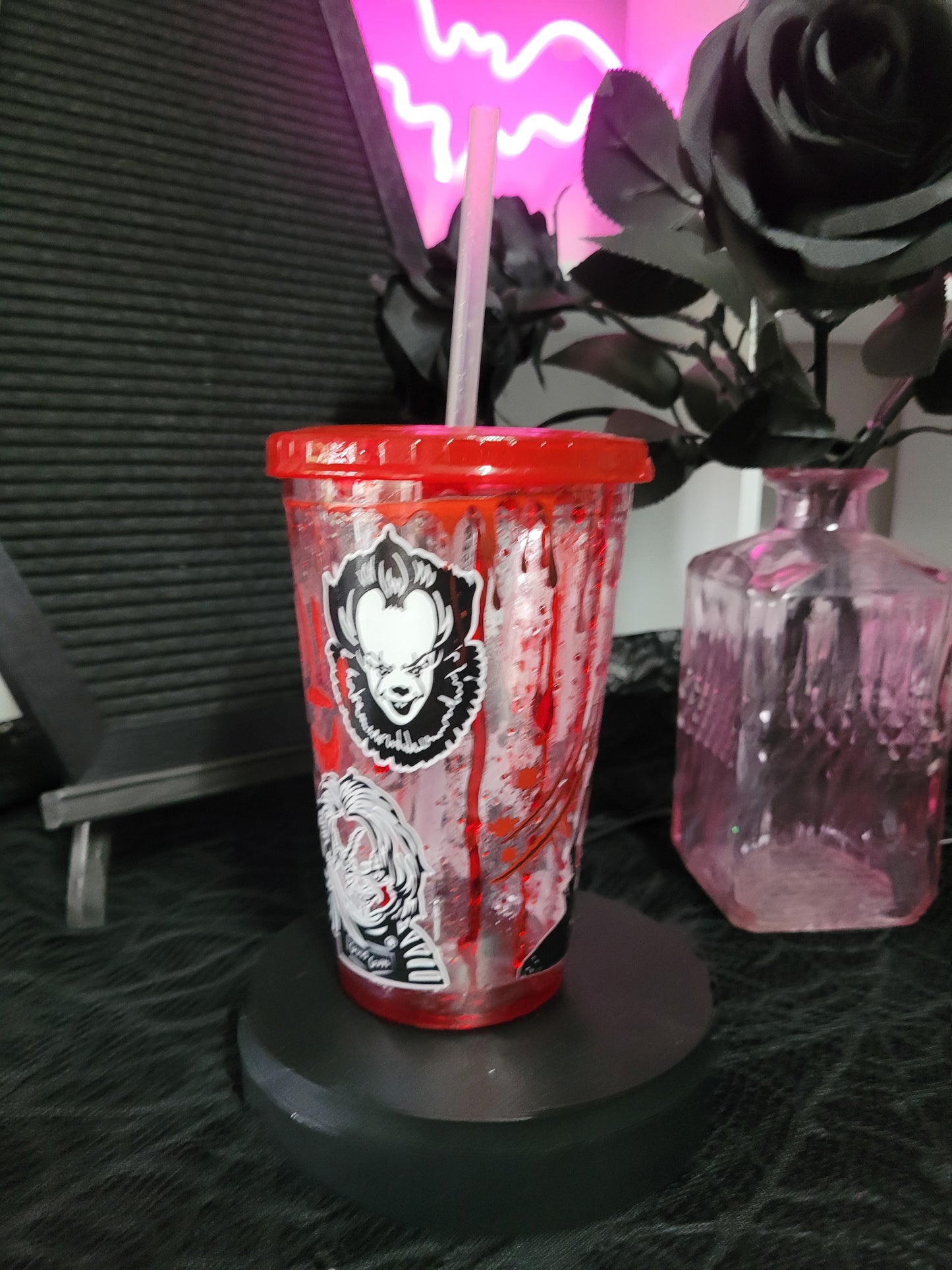 Horror Icons Blood Drip Tumbler - Eva Jean & Co