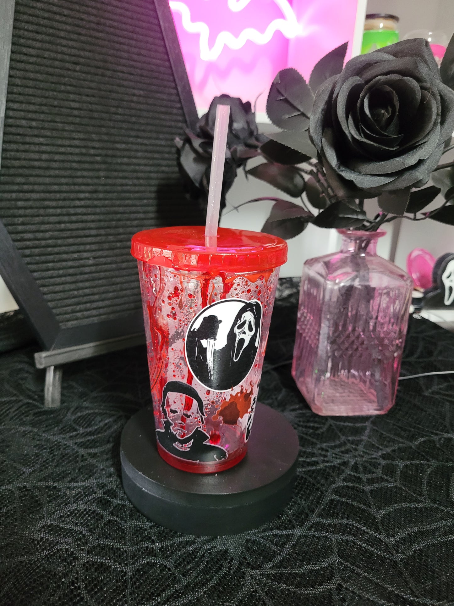 Horror Icons Blood Drip Tumbler - Eva Jean & Co