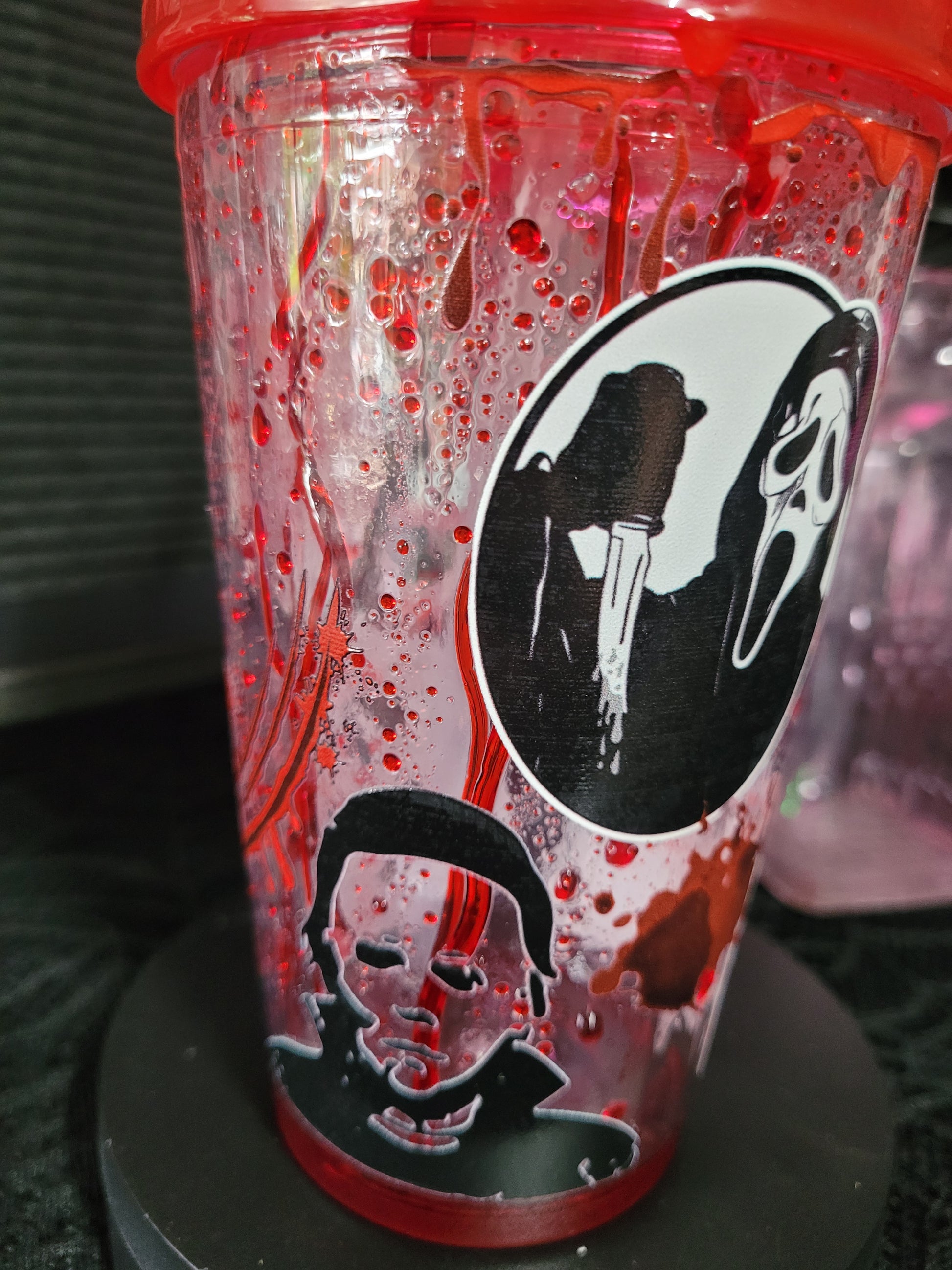 Horror Icons Blood Drip Tumbler - Eva Jean & Co