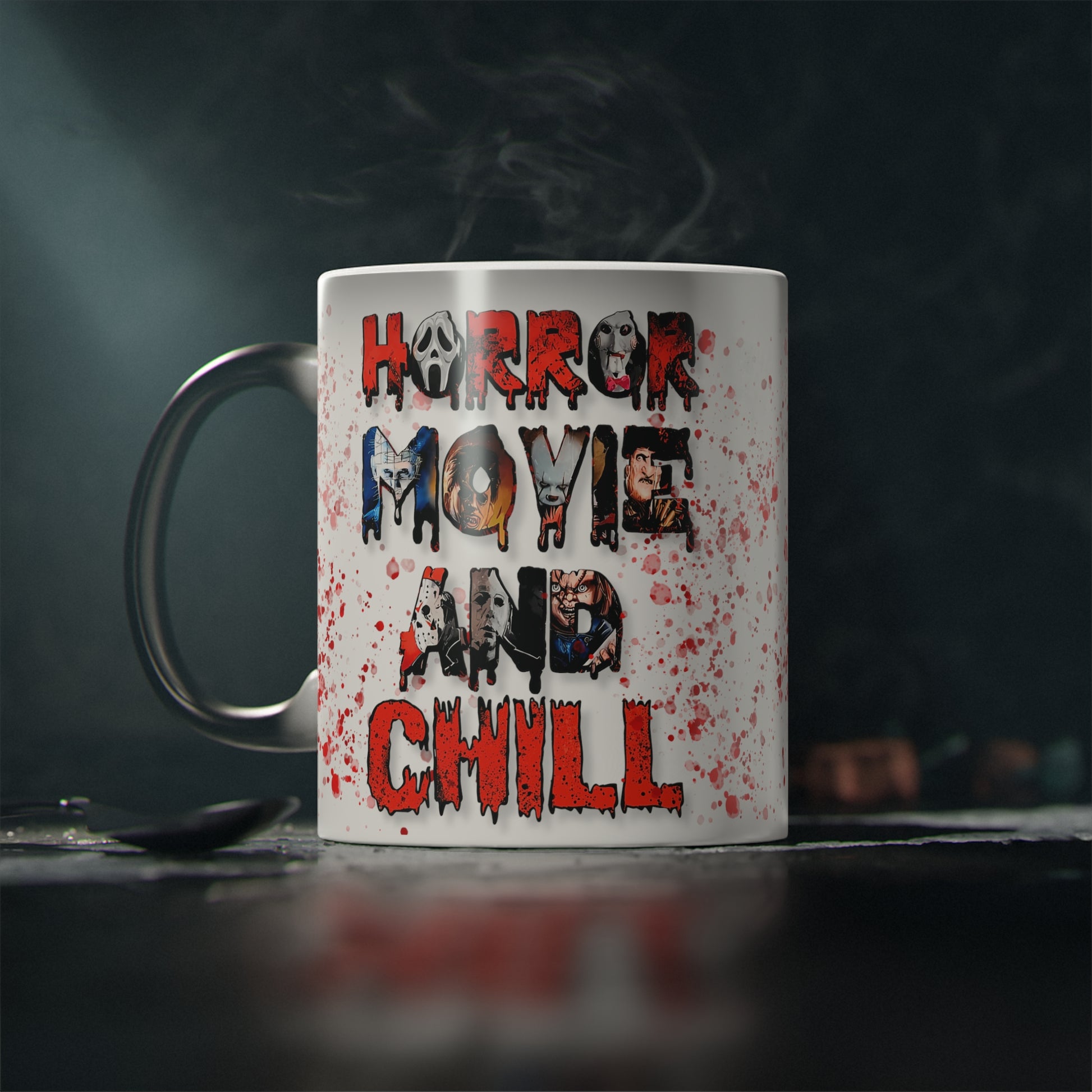 Horror Movie Magic Mug  Horror Fans Coffe Mug Gift For Horror Movie Buff - Eva Jean & Co