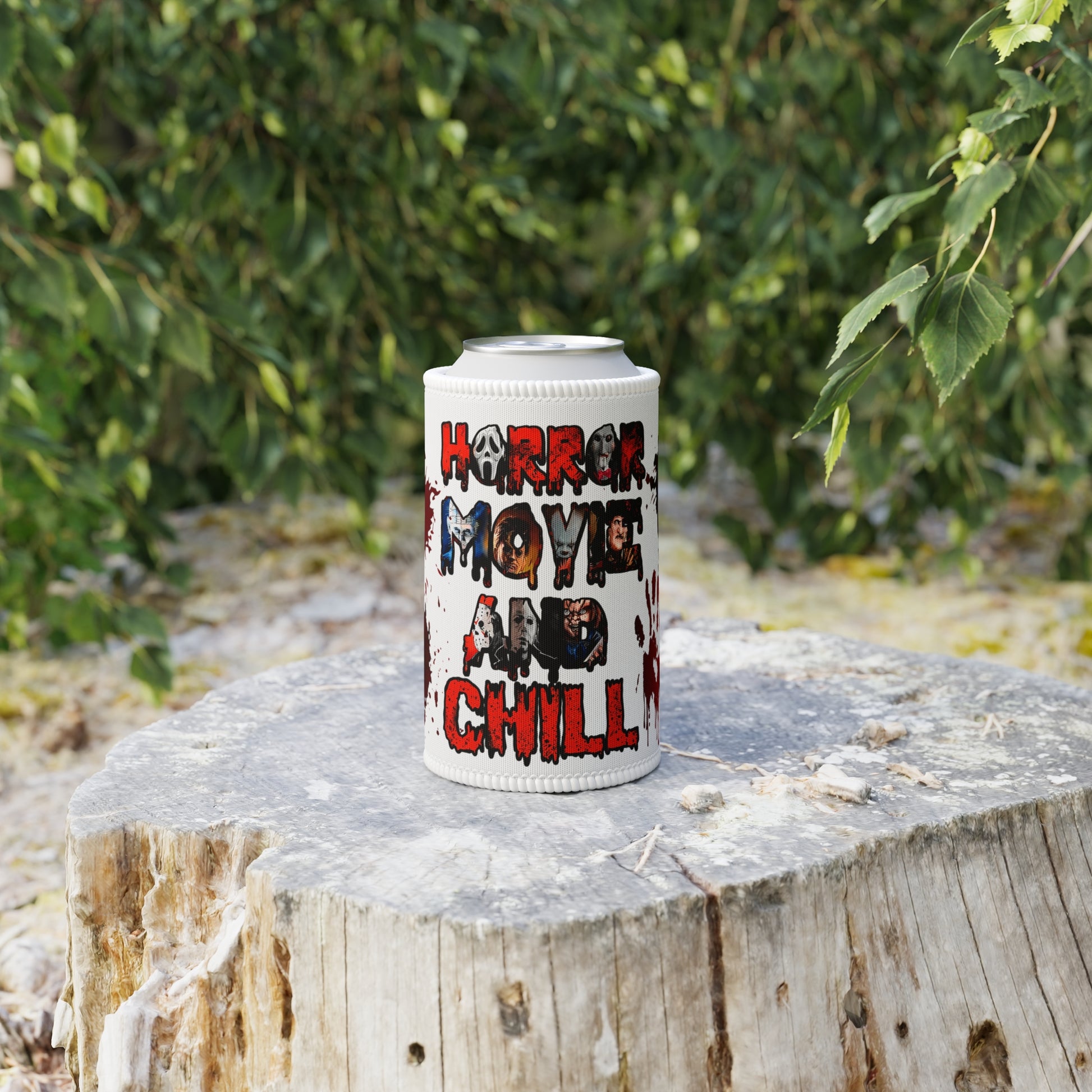 Horror Movie & Chill Stubby Cooler - Eva Jean & Co