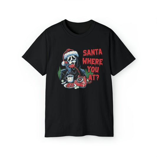 Ghostface Santa Christmas Tee - Eva Jean & Co