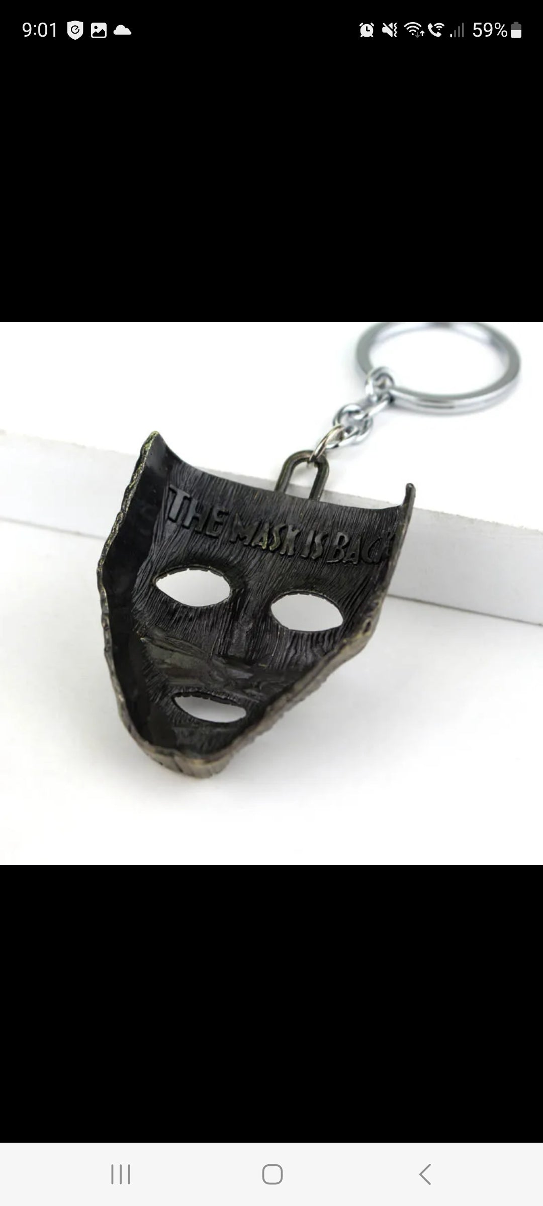 Loki Mask Keychain - Eva Jean & Co