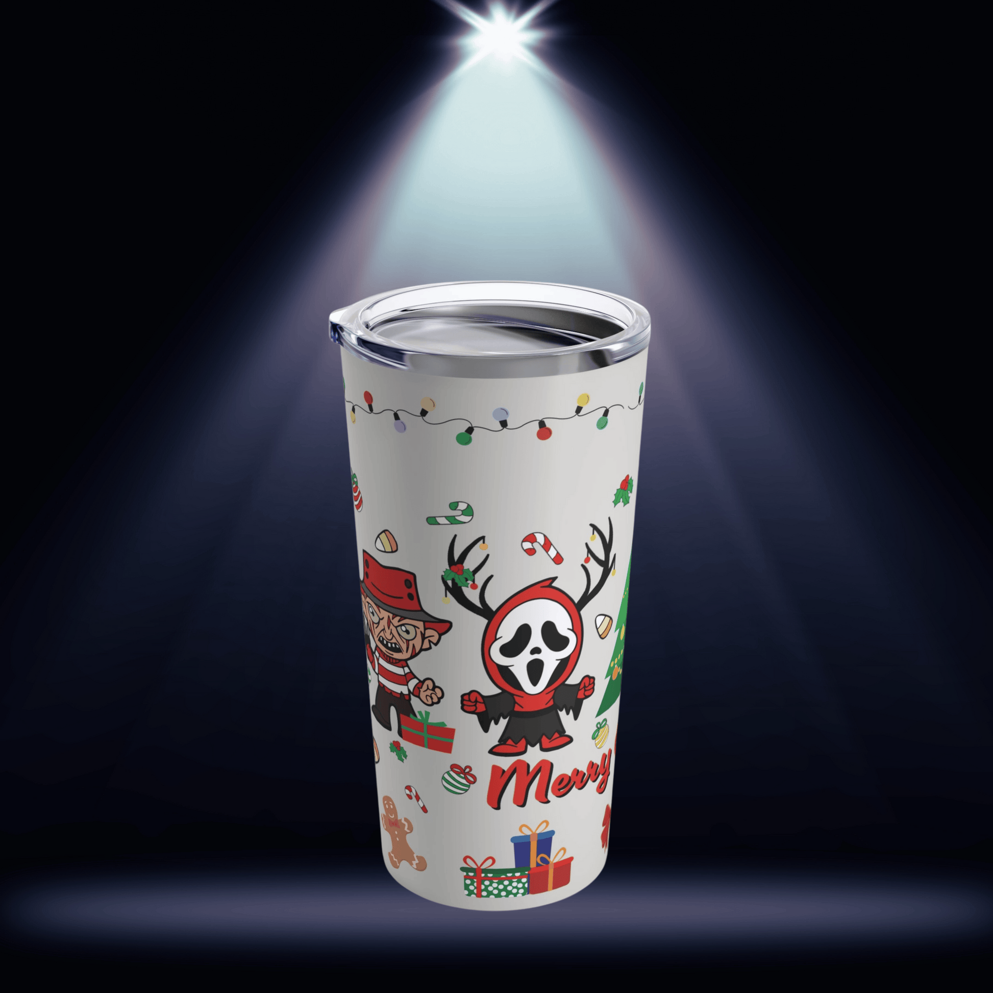 Christmas Horror Icon Tumbler - Eva Jean & Co