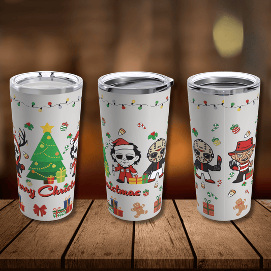 Christmas Horror Icon Tumbler - Eva Jean & Co