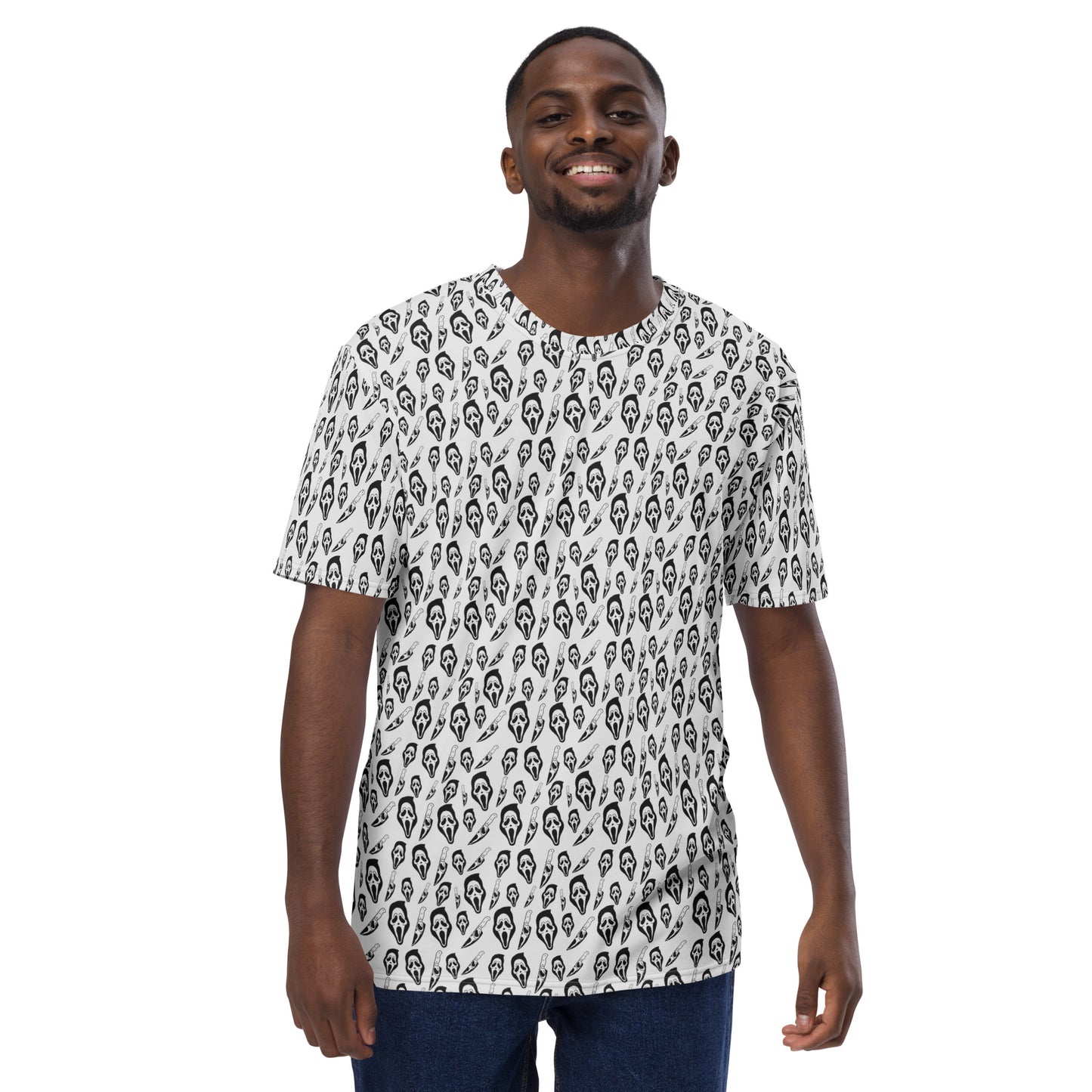 Ghostface  Print Men's T-shirt - Eva Jean & Co