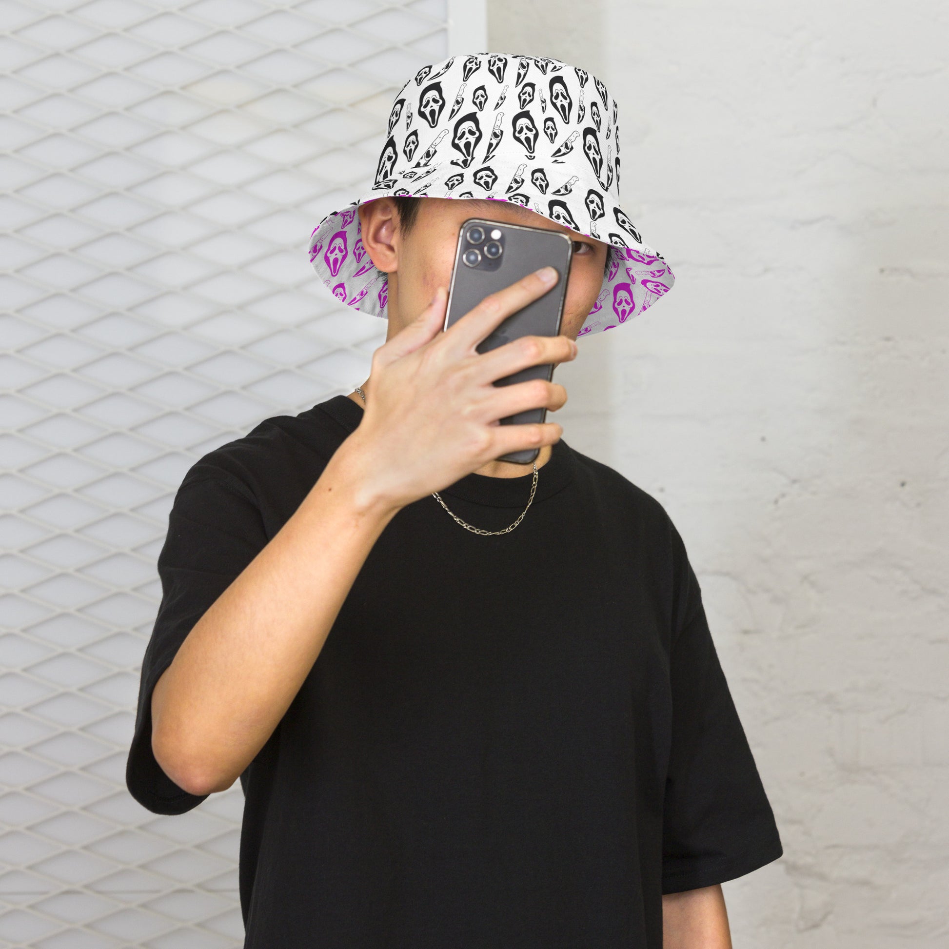 Ghosty Reversible bucket hat - Eva Jean & Co