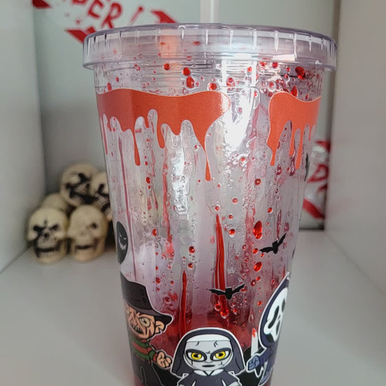 Halloween Blood Drip Tumbler For Horror Movie Fans