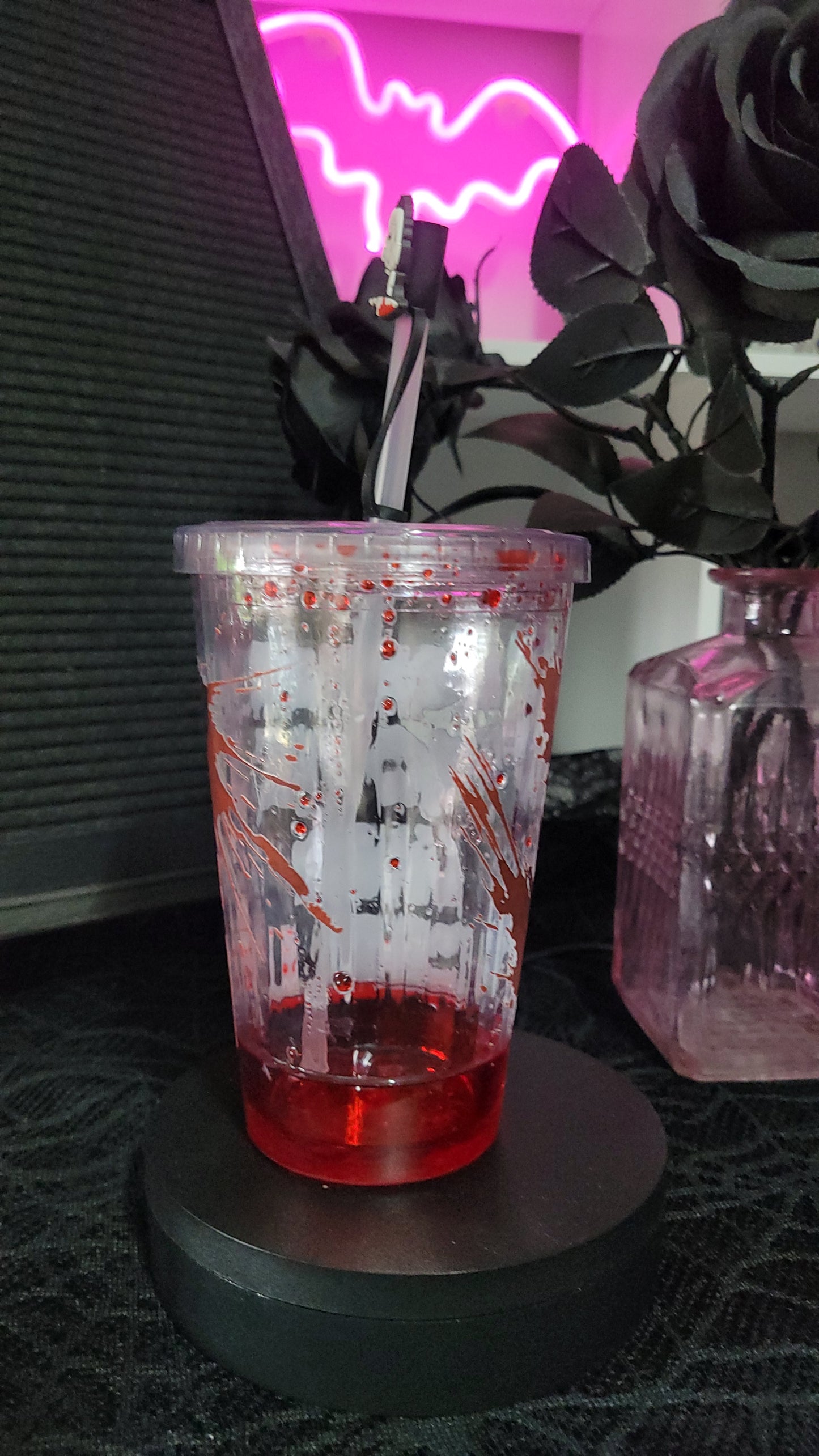 Horror Movie And Chill Blood Drip Tumbler - Eva Jean & Co