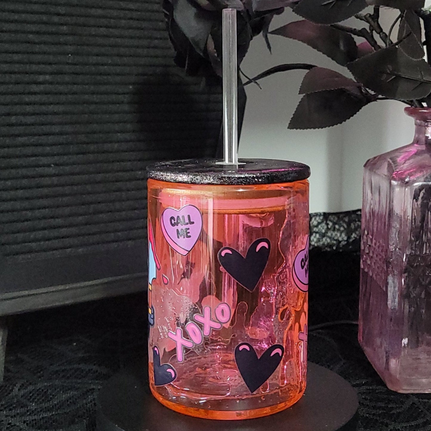 Ghostface Glass slime drip mug horror glass eva jean and co