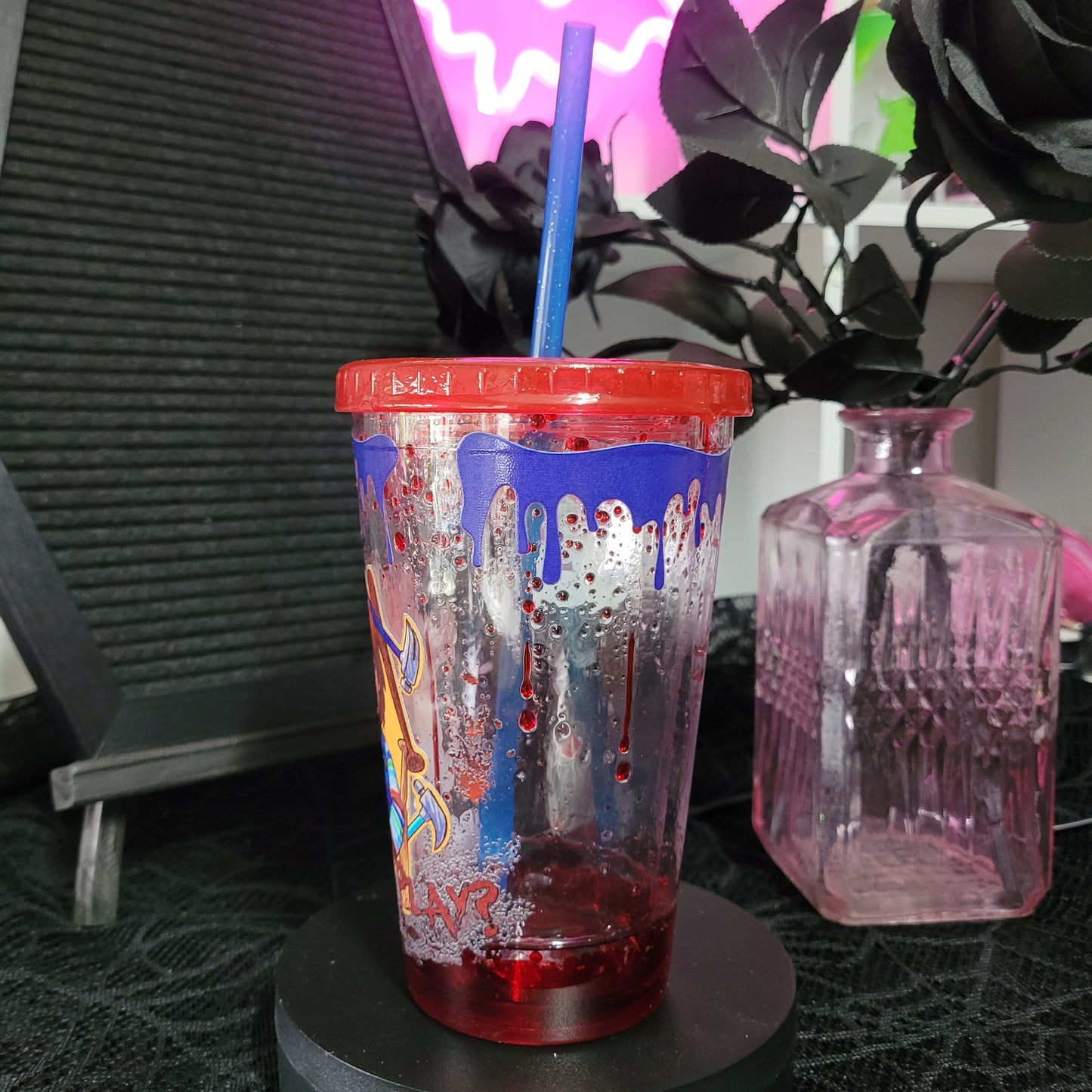 Chucky Blood Drip Horror Tumbler