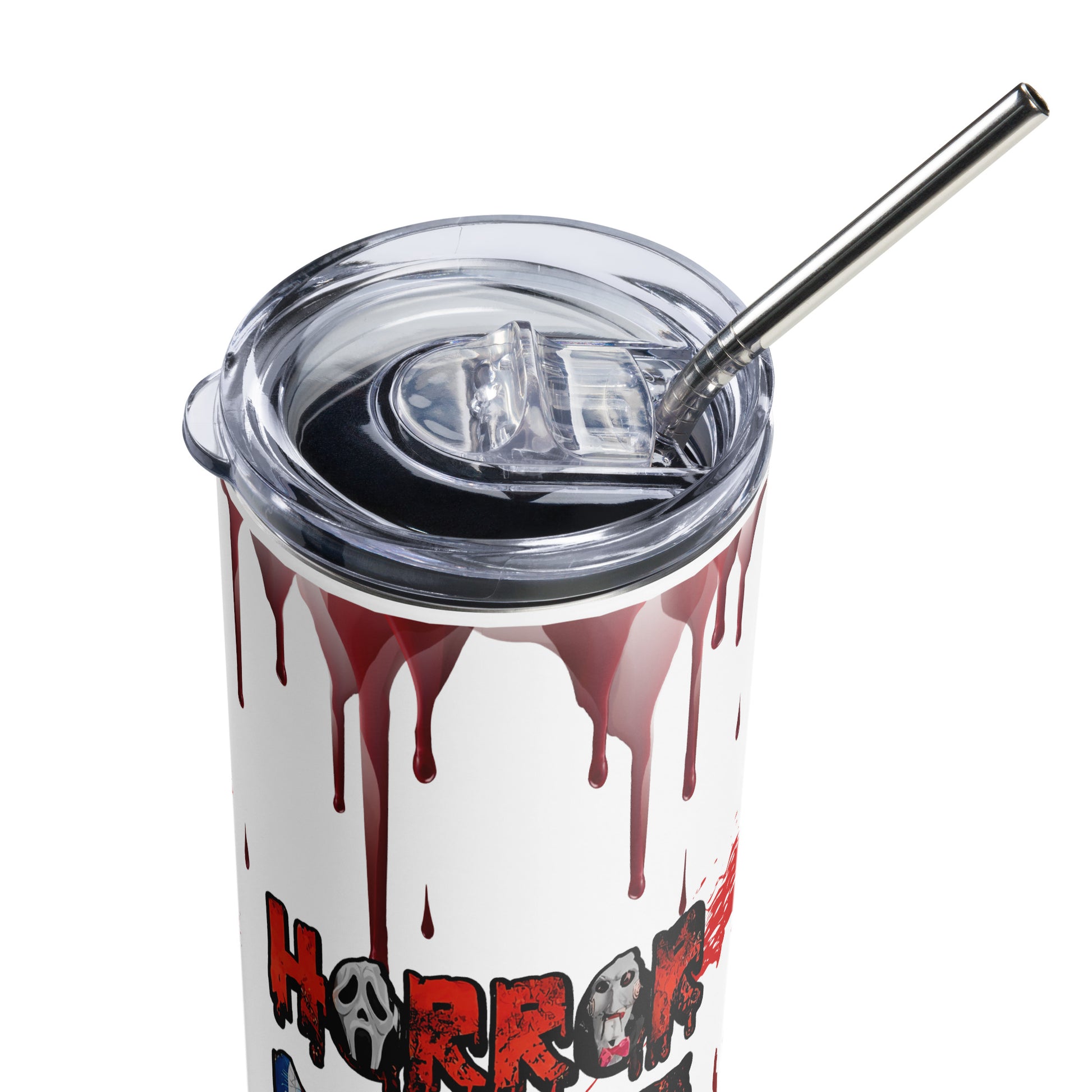 Horror Movie And Chill Steel Tumbler - Eva Jean & Co