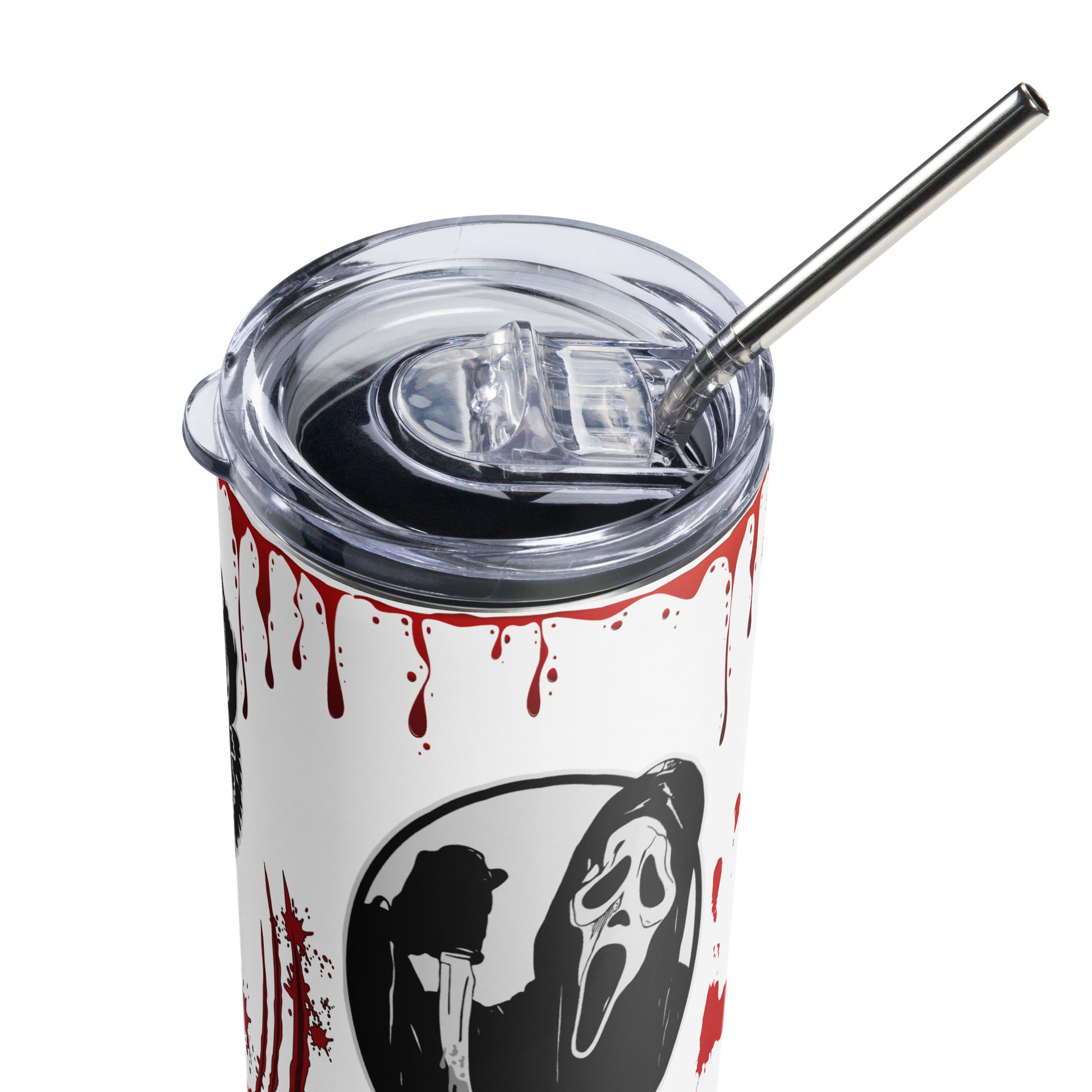 Horror icon Blood Drip Steel Tumbler - Eva Jean & Co