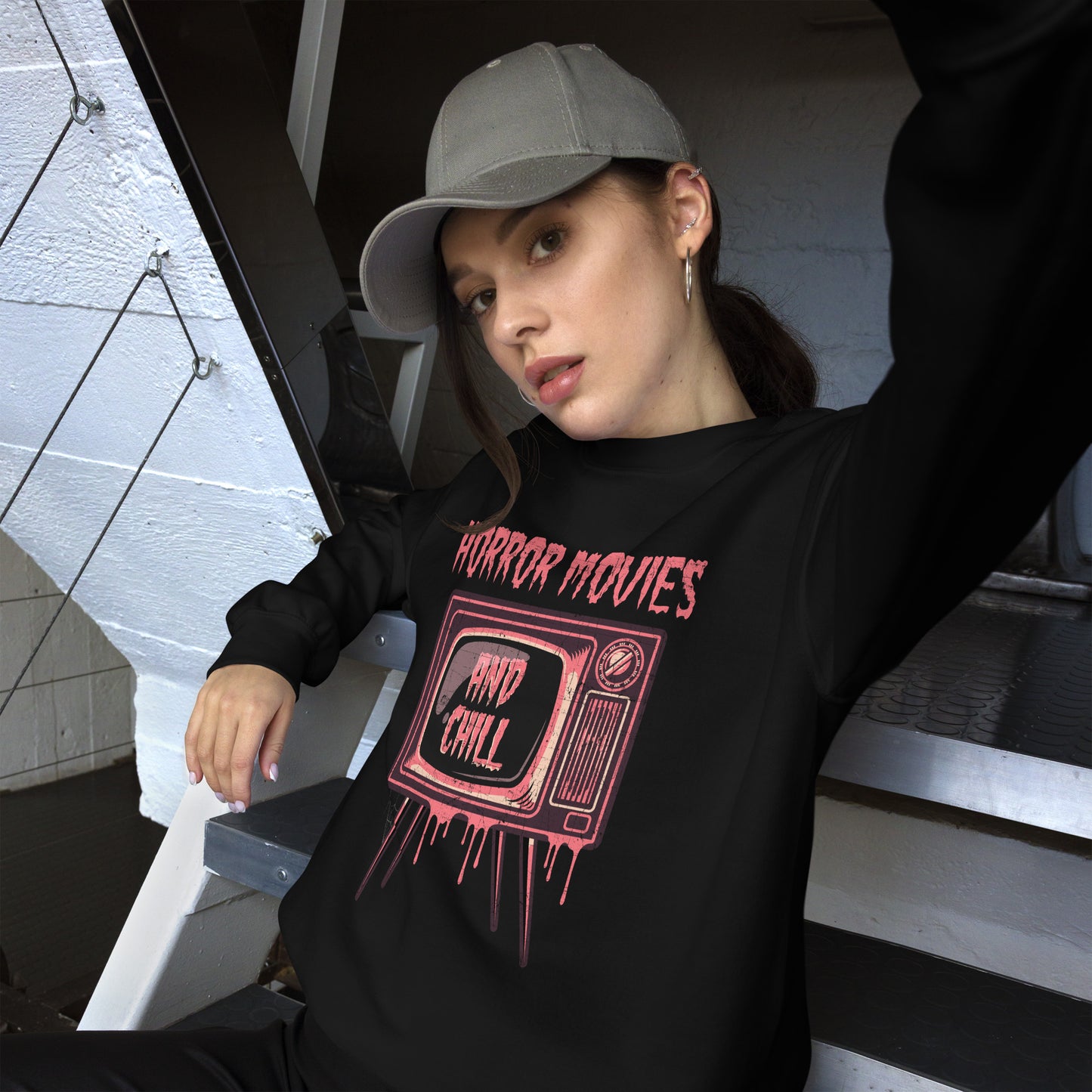 Horror & Chill Retro Style Unisex Sweatshirt - Eva Jean & Co