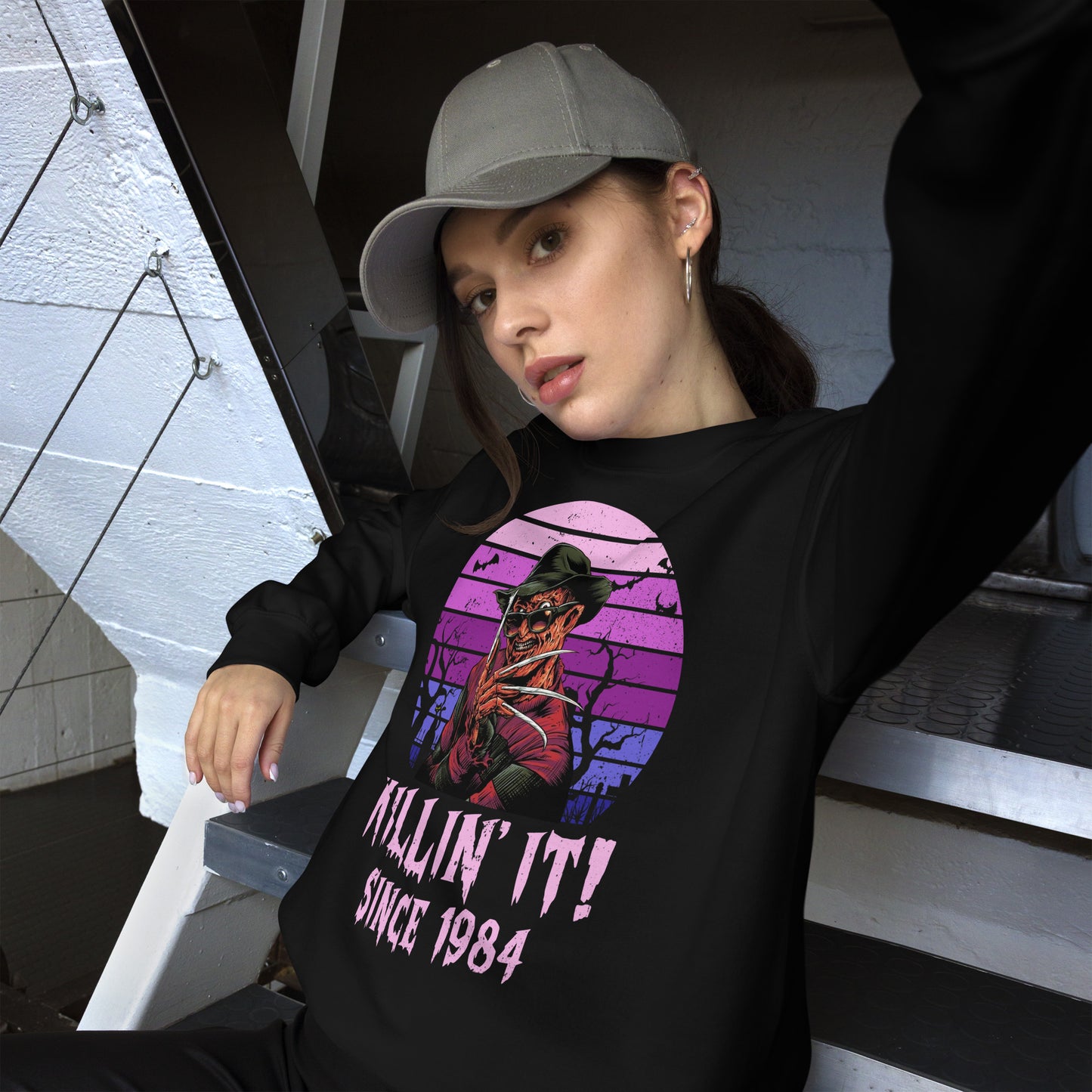 Killing It Freddy Sweatshirt - Eva Jean & Co