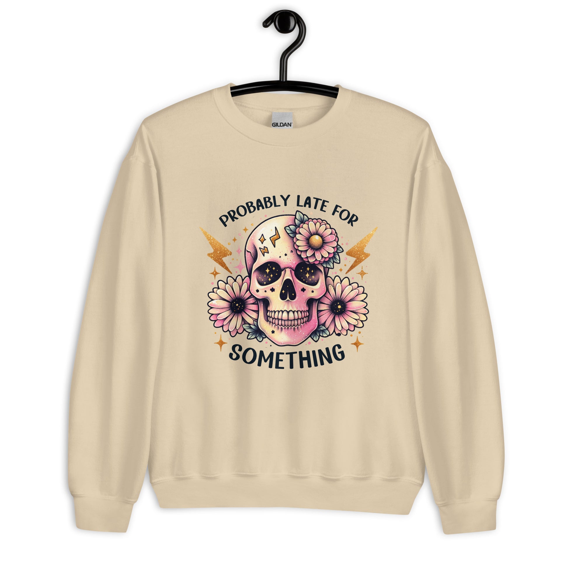 Late Skelly Sweatshirt - Eva Jean & Co