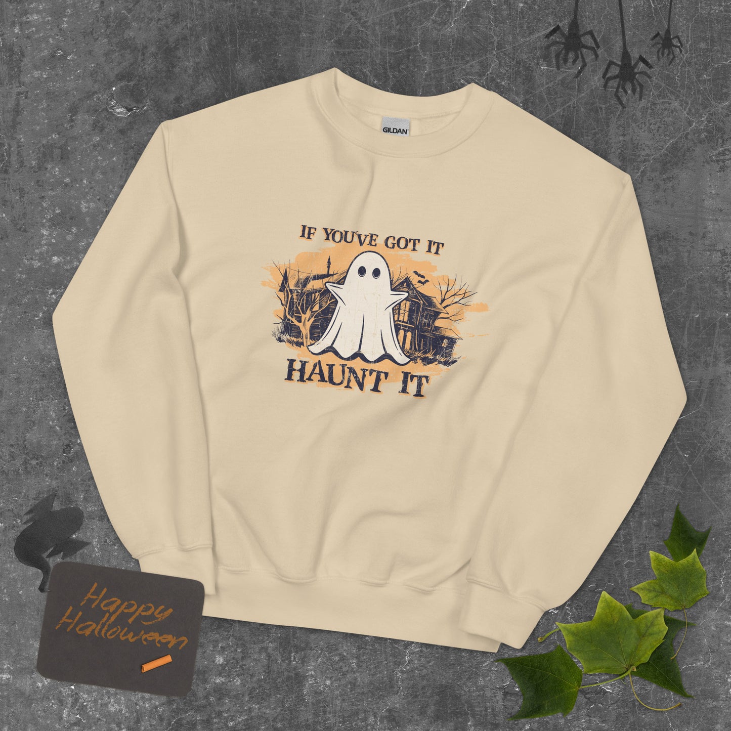 Haunt It Ghoul Sweatshirt - Eva Jean & Co