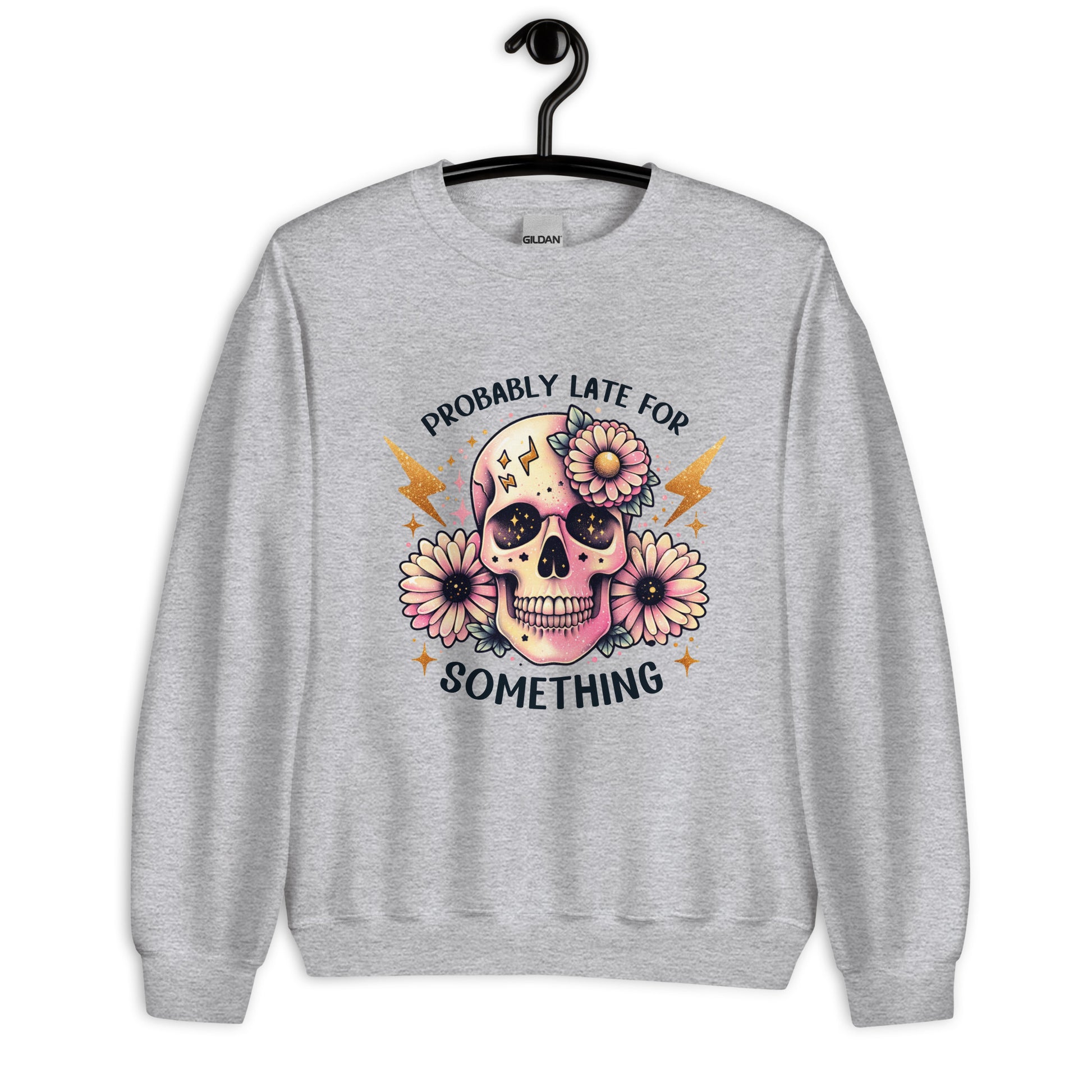 Late Skelly Sweatshirt - Eva Jean & Co