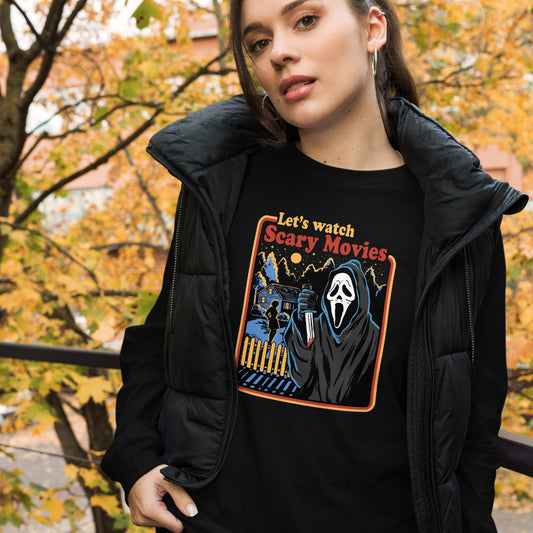 Ghostface Unisex Long Sleeve Tee - Eva Jean & Co