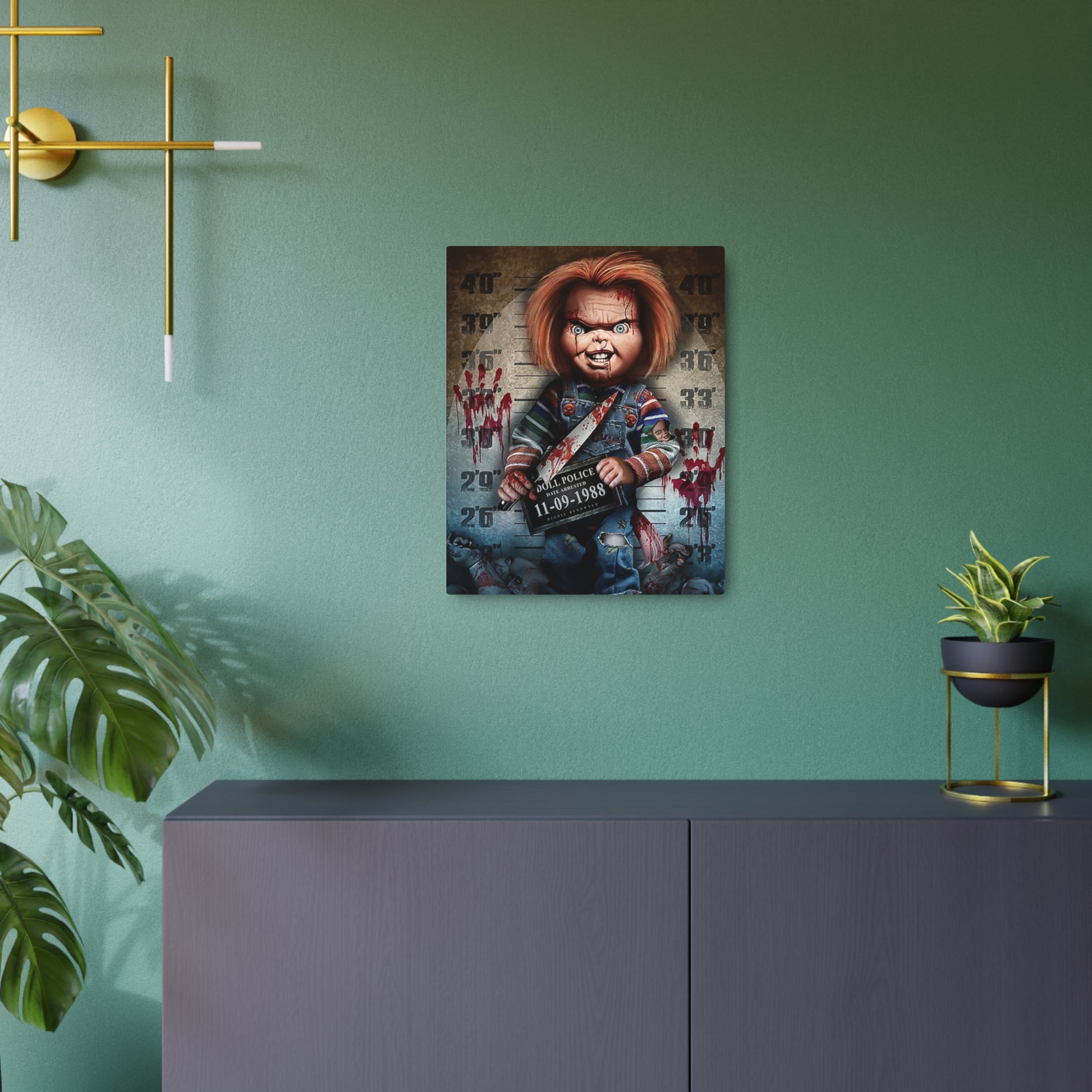 Chucky Metal Art Sign - Eva Jean & Co