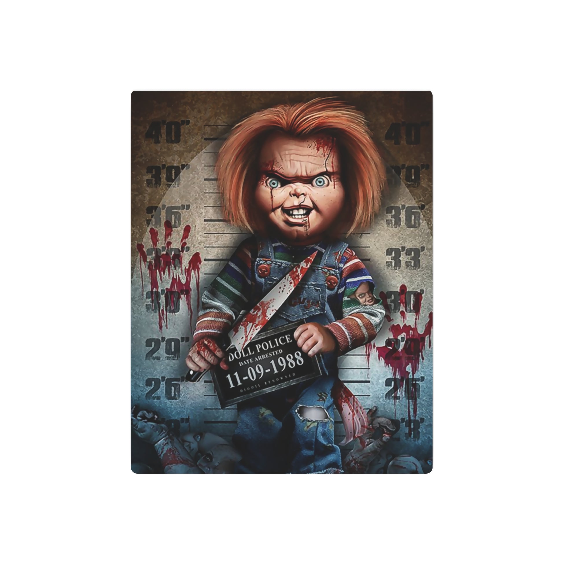 Chucky Metal Art Sign - Eva Jean & Co